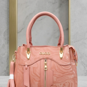 premium imported gucci peach nylon purse