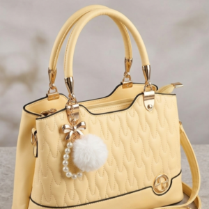 premium imported gucci peach nylon purse