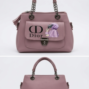 premium imported gucci peach nylon purse