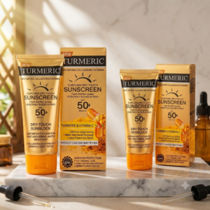 turmeric dry touch sunscreen(spf 50+ pa+++)