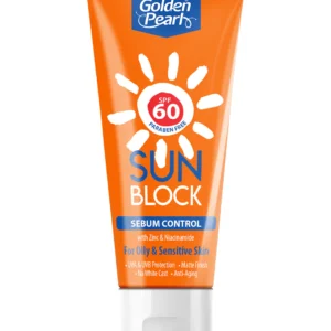 golden pearl sun block spf 60 seb control sunscreen oil control matte finish high protection